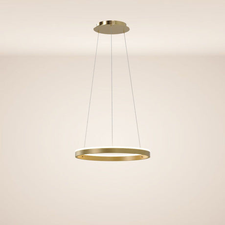 s.luce LED ring pendant light round direct or indirect