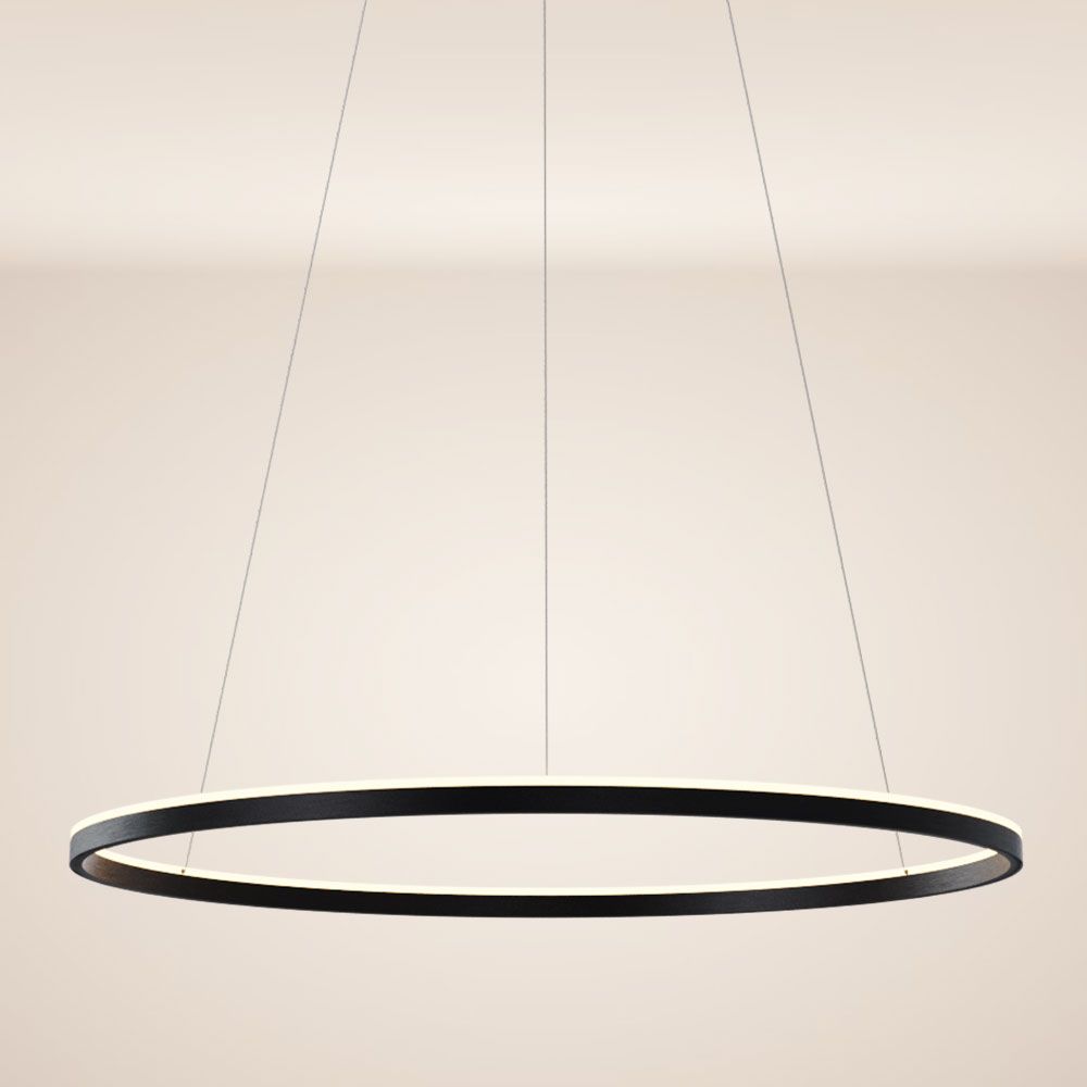 s.luce LED ring pendant light round direct or indirect