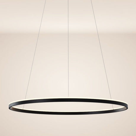 s.luce Lampada a sospensione ad anello a LED rotondo o indiretto