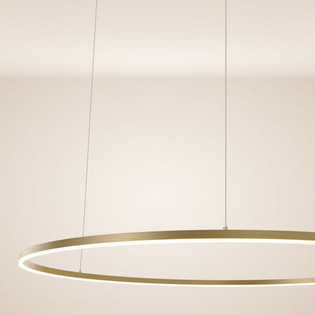 s.luce LED ring pendant light round direct or indirect