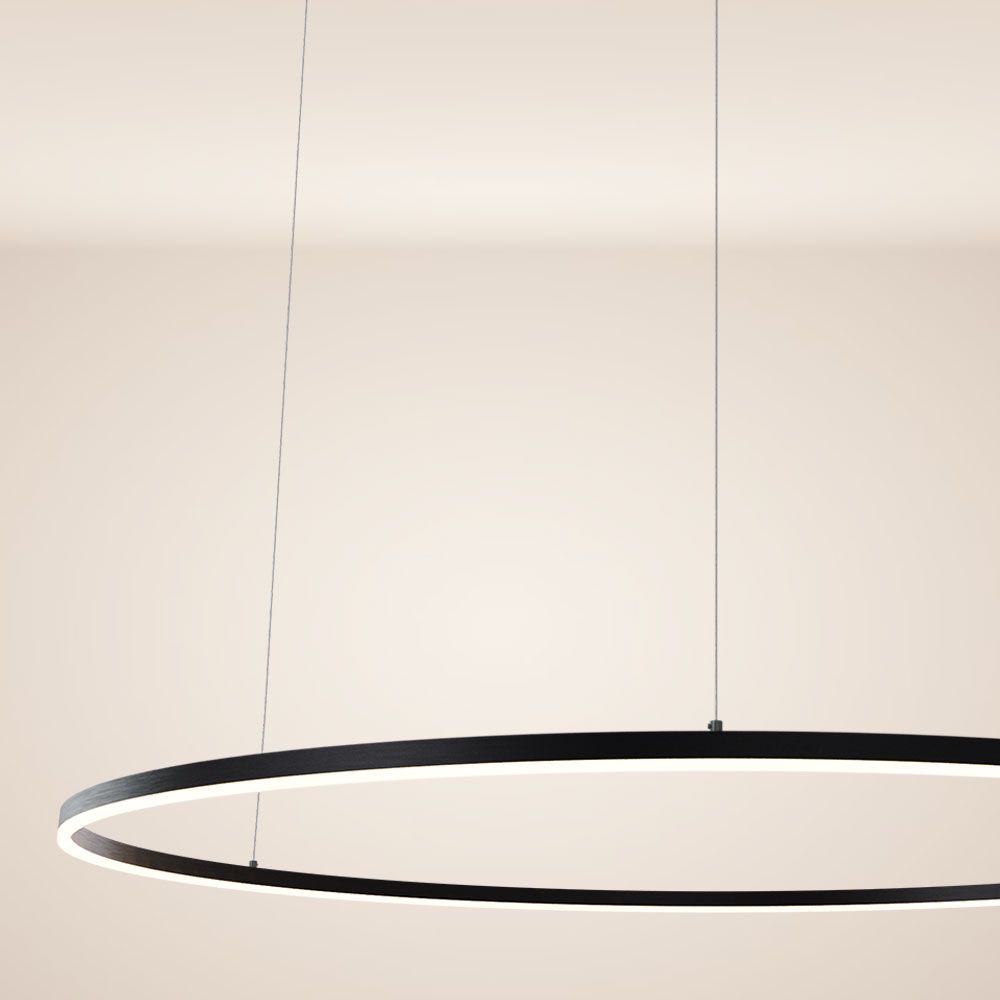 s.luce LED ring pendant light round direct or indirect