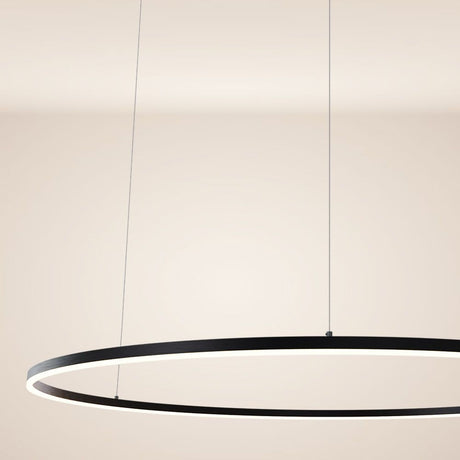 s.luce LED ring pendant light round direct or indirect