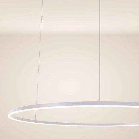 s.luce LED ring pendant light round direct or indirect