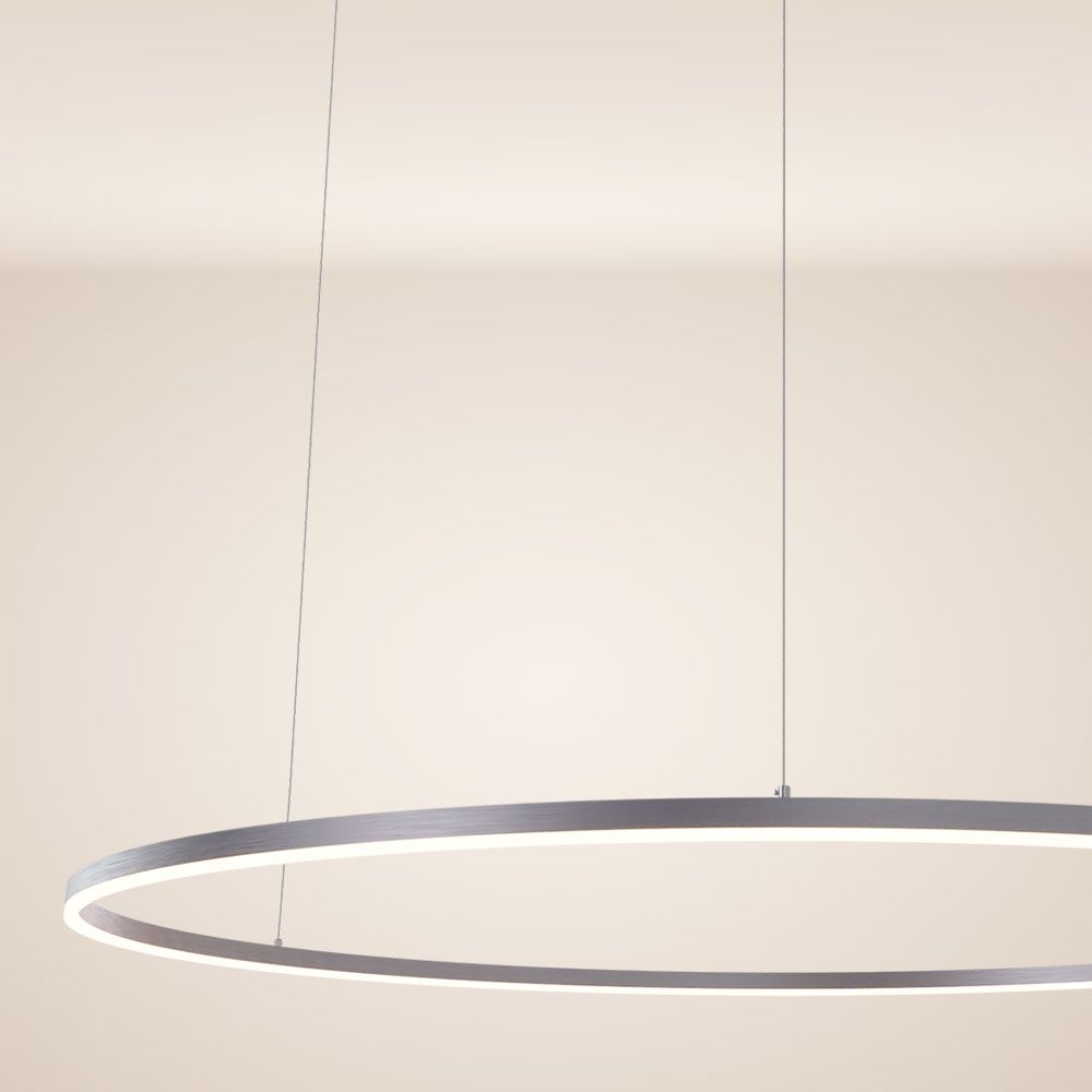 s.luce LED ring pendant light round direct or indirect