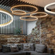 s.luce LED ring pendant light round direct or indirect