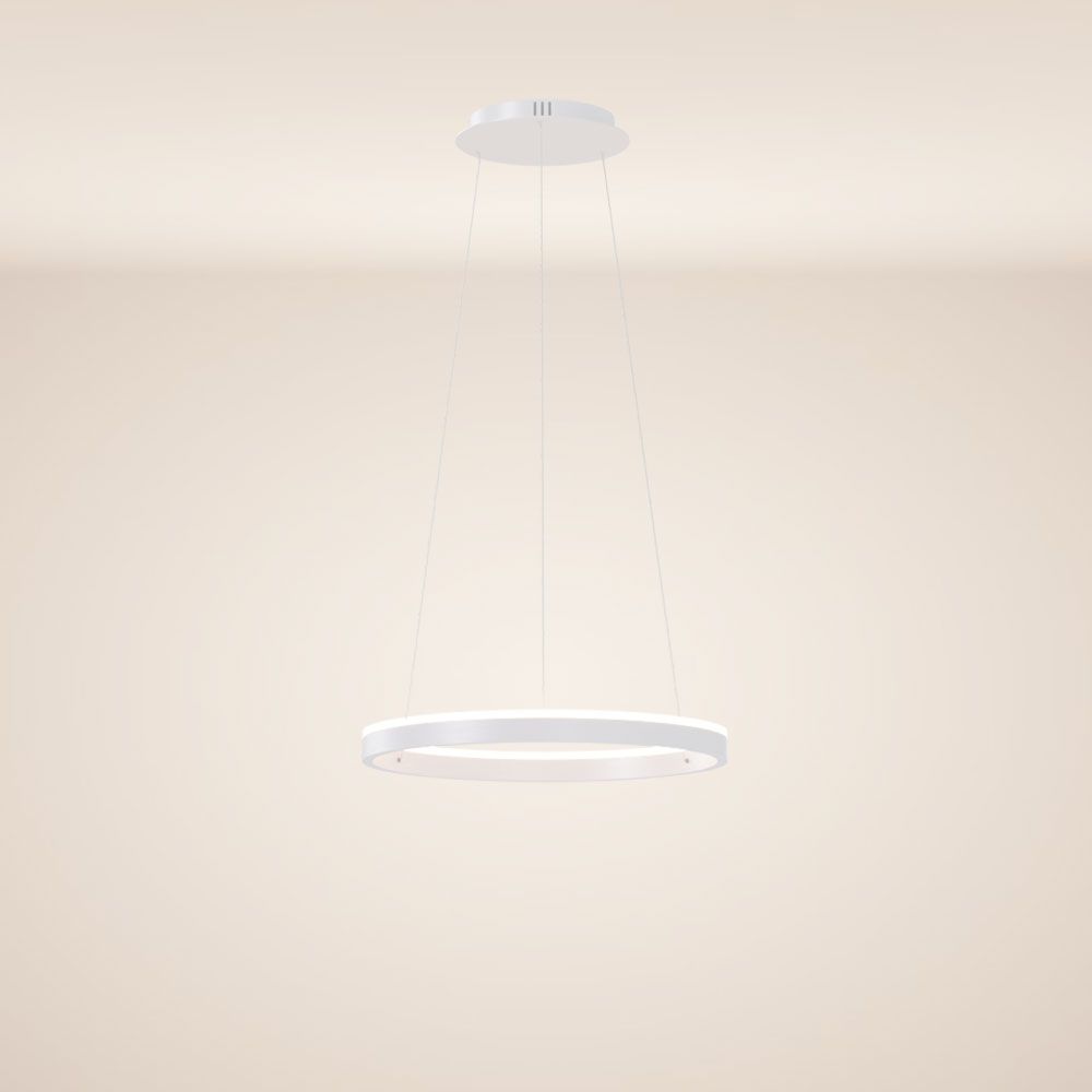 s.luce LED ring pendant light round direct or indirect