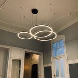 s.luce LED ring pendant light round direct or indirect