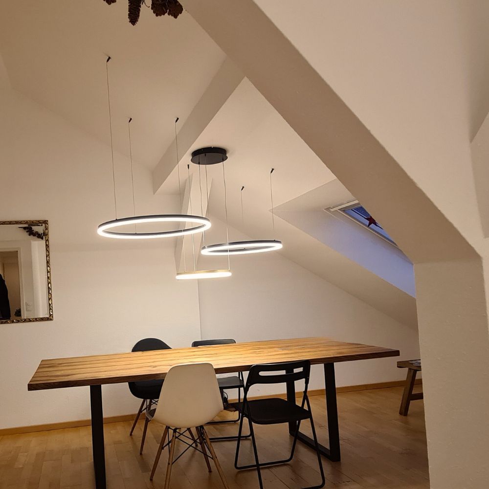 s.luce LED ring hanglamp rond direct of indirect