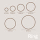 s.luce LED ring pendant light round direct or indirect