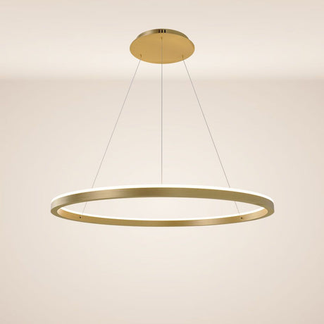 s.luce Lampada a sospensione ad anello a LED rotondo o indiretto