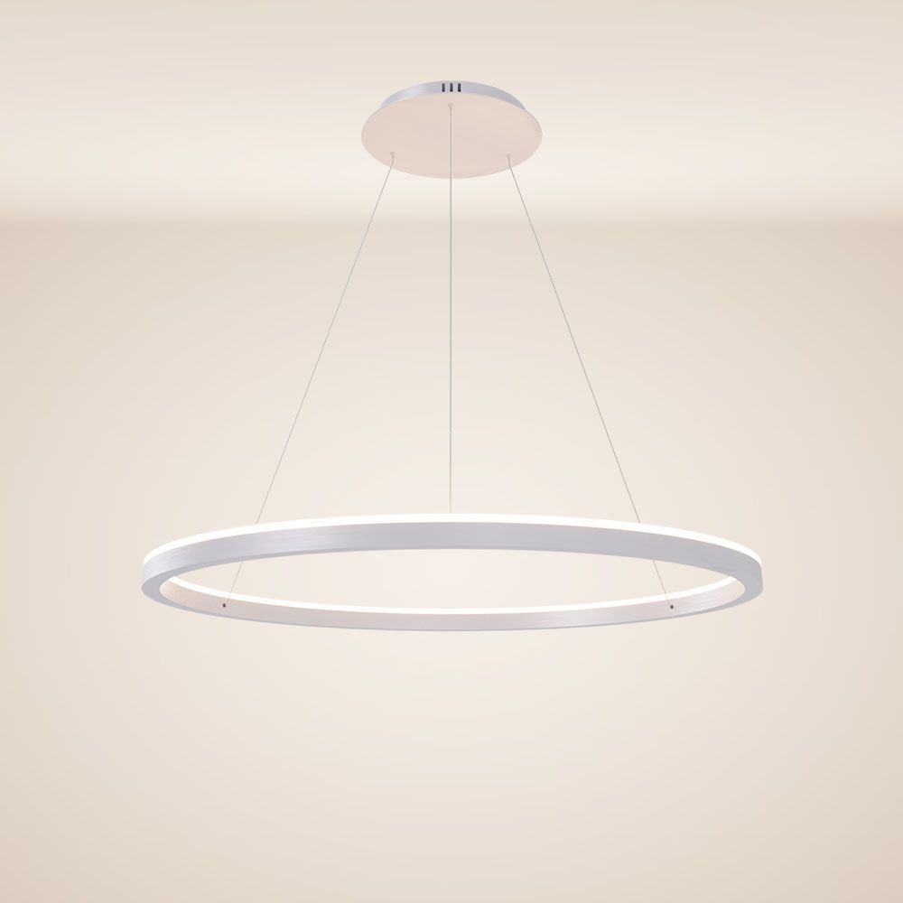 s.luce LED ring pendant light round direct or indirect