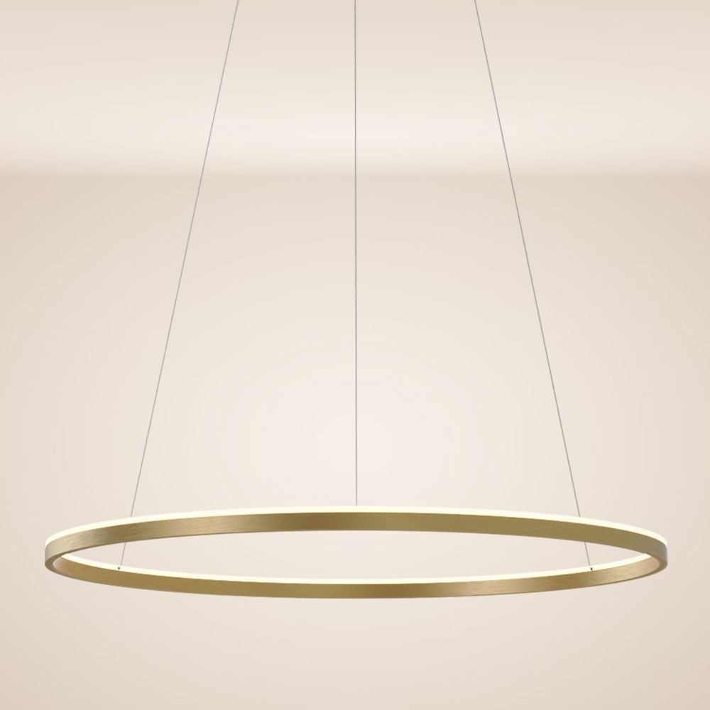 s.luce LED ring pendant light round direct or indirect