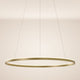 s.luce LED ring pendant light round direct or indirect
