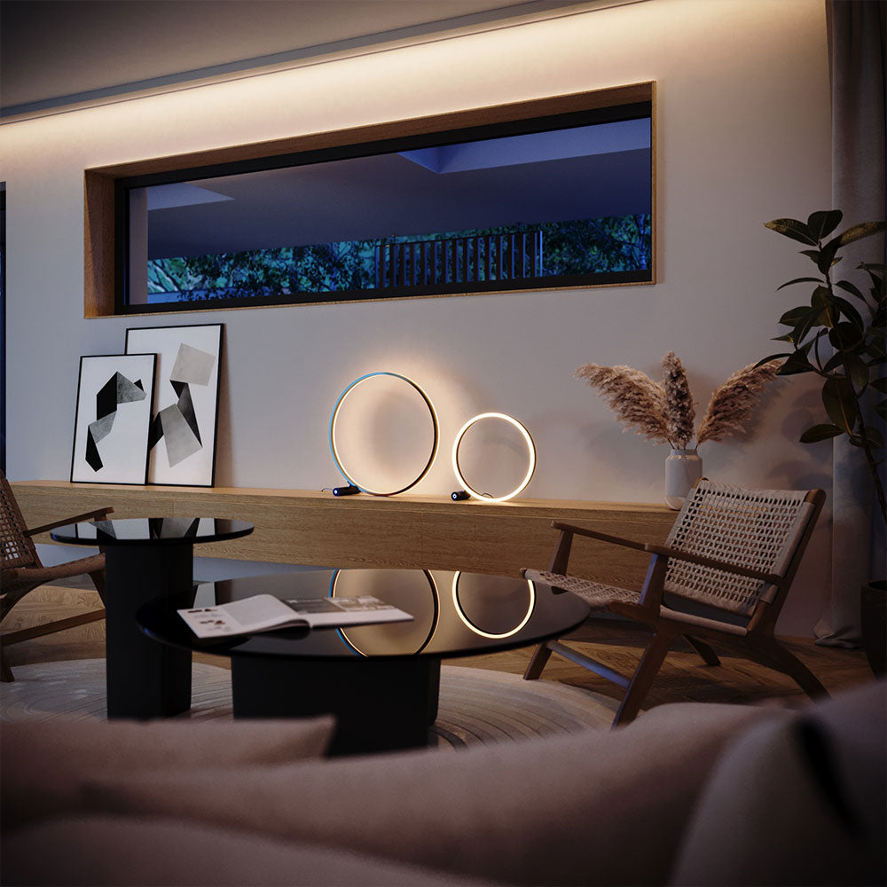 s.luce LED-ring bordslampa direkt eller indirekt