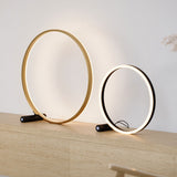 LED Ring Table Lamp Direct or Indirect