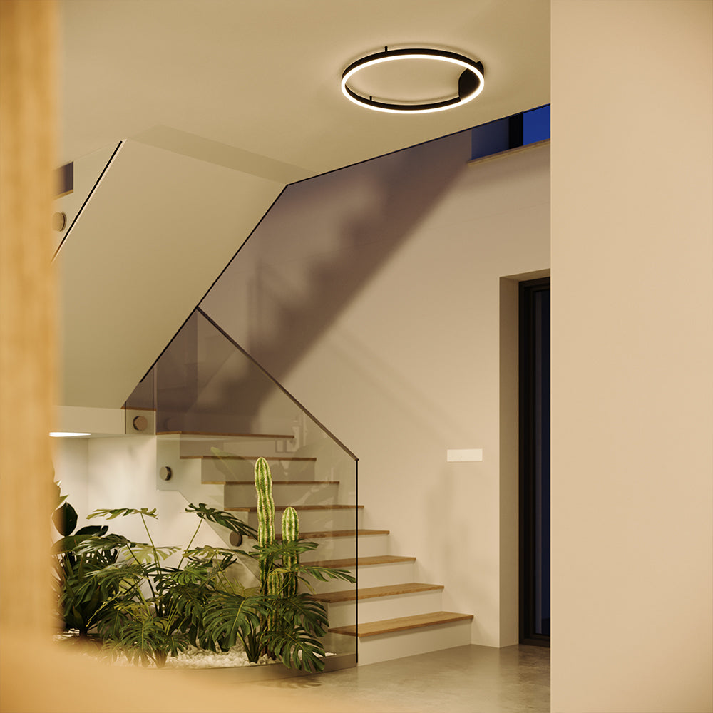 Lampada a parete ad anello a LED e lampada a soffitto Dimmabile moderna round