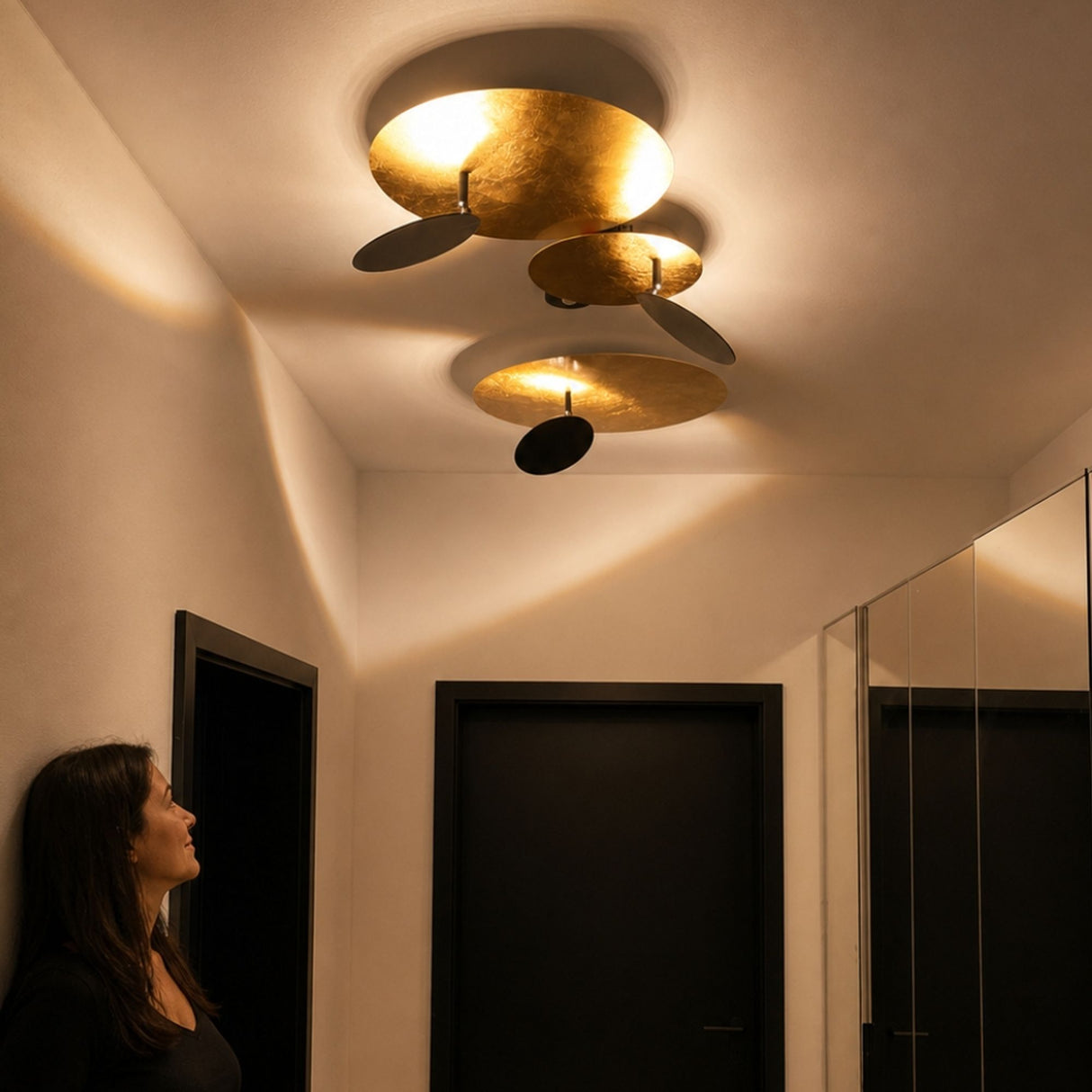 s.luce Lampa ścienna i sufitowa LED Plate