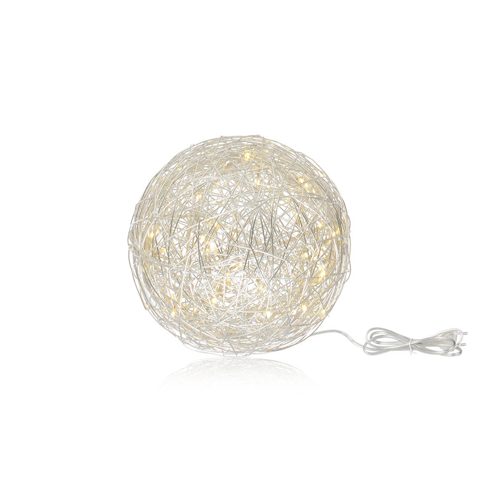 Mesh LED Wire Ball Indoor &amp; Outdoor Warm White