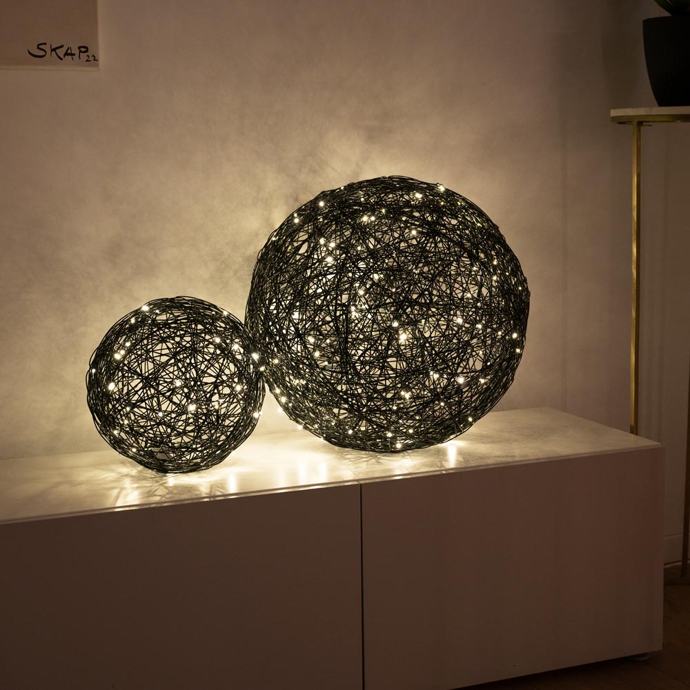 Mesh LED Wire Ball Indoor &amp; Outdoor Warm White