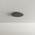 s.luce Modular Hängeleuchten-Baldachin in modernem Design, flach mit 3 oder 5 Ausgängen für individuelle Beleuchtung.