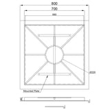 s.luce Modular 80 XL Multiple pendente canopy