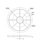 s.luce Modular 80 XL Suspension multiple-Baldachin
