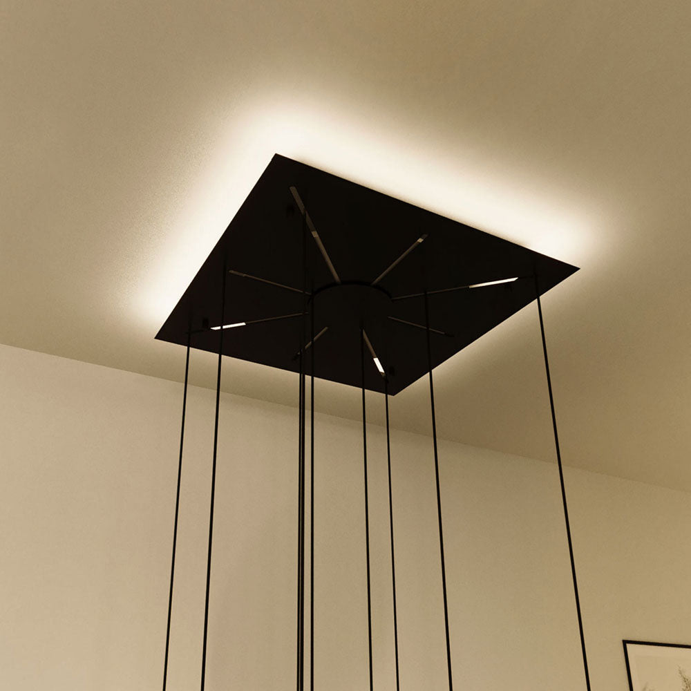 s.luce Modulaire 80 XL Meervoudige hanglamp baldakijn