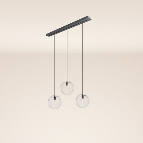 s.luce Orb 3-light Ø 30 dining table pendant light 120cm