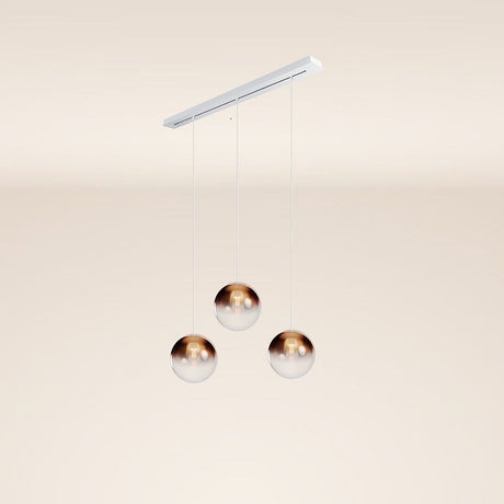 s.luce Orb 3 luces Ø 30 Lámpara colgante para mesa de comedor 120cm