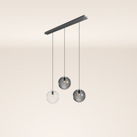 s.luce Orb 3-flamme Ø 30 Suspension de table 120cm