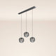 s.luce Orb 3-flamme Ø 30 Suspension de table 120cm