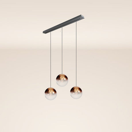 s.luce Orb 3-flamme Ø 30 Suspension de table 120cm