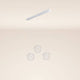 s.luce Orb 3-flamme Ø 30 Suspension de table 120cm