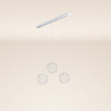 s.luce Orb 3-lampor Ø 30 Taklampa för matbord 120cm