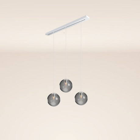 s.luce Orb 3 luzes Ø 30 Candeeiro suspenso de mesa de jantar 120cm