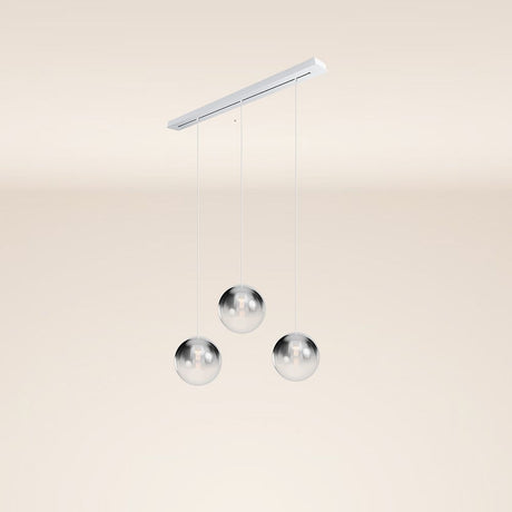 s.luce Orb 3-light Ø 30 dining table pendant light 120cm