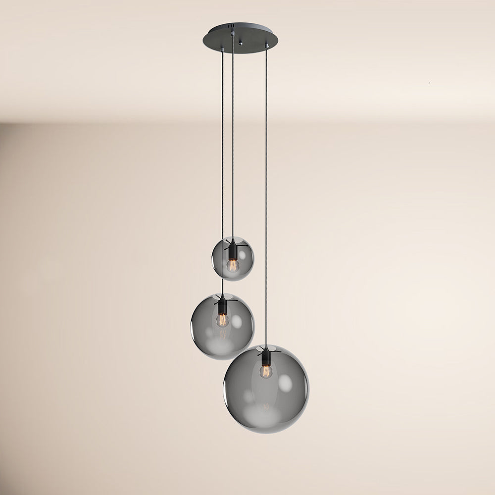 s.luce Orb 3-lichts modulaire galerijlamp