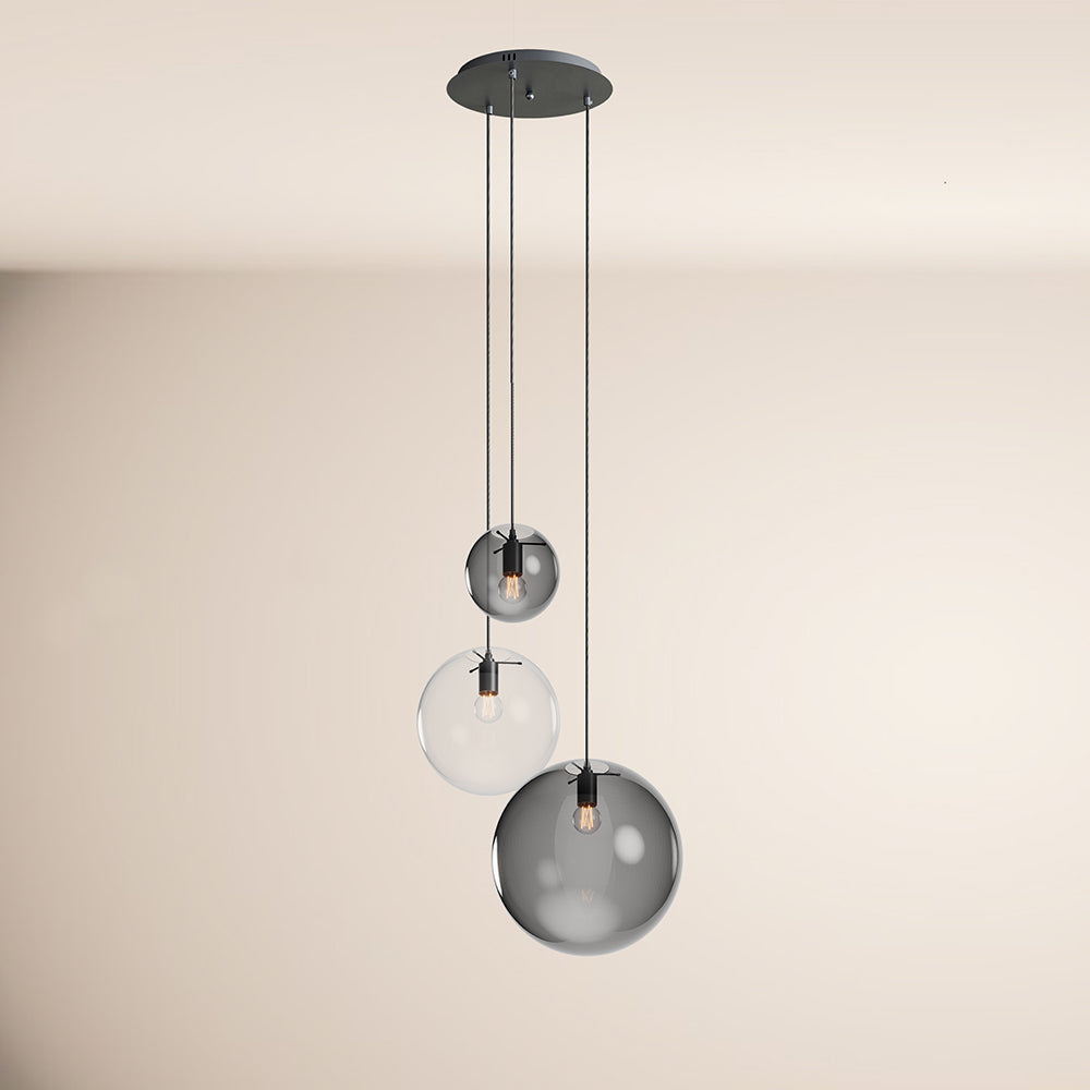 s.luce Orb Lampe de galerie à 3 flammes Modular