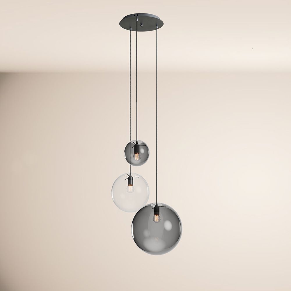 s.luce Orb 3-flammige Galerieleuchte Modular