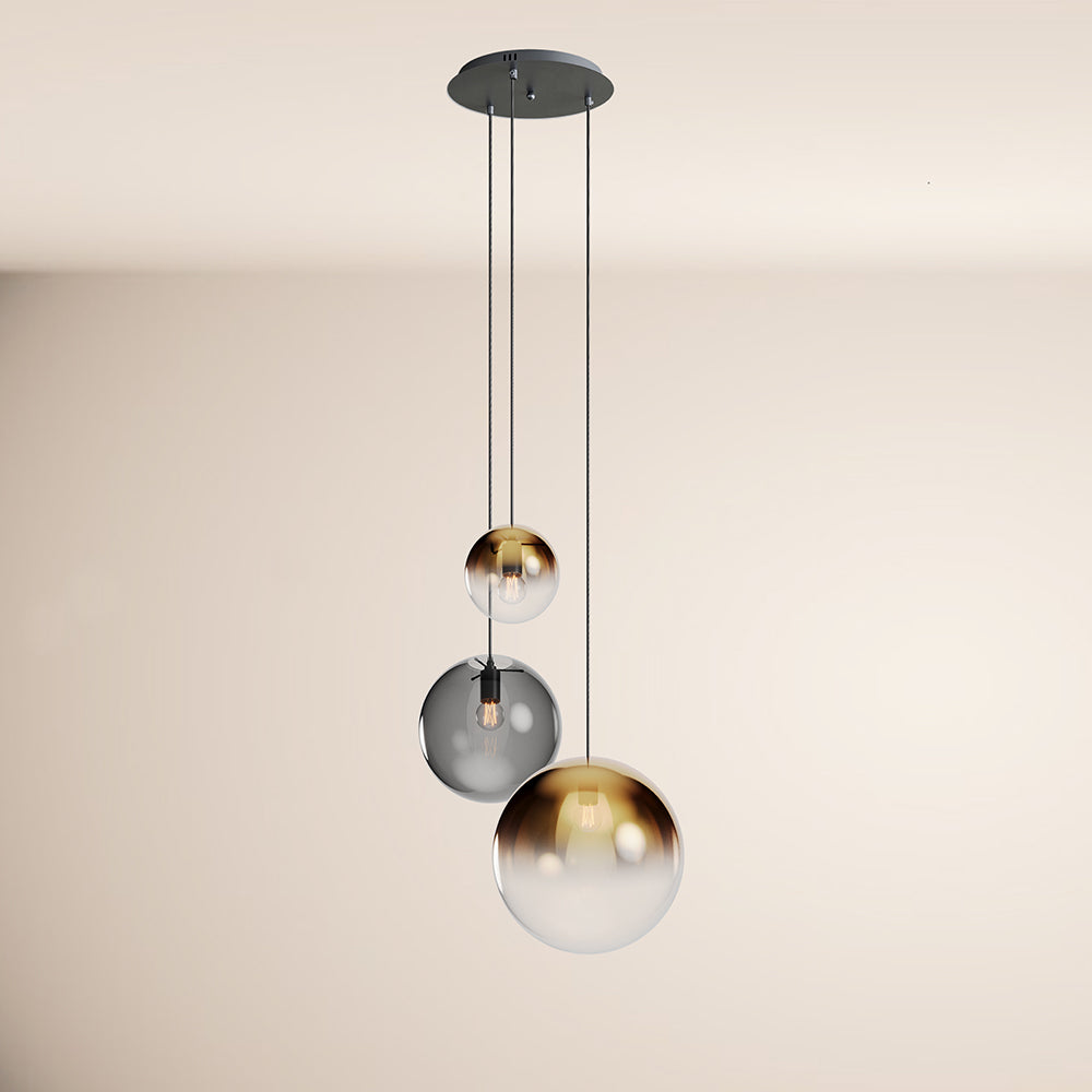 s.luce Orb 3-lichts modulaire galerijlamp