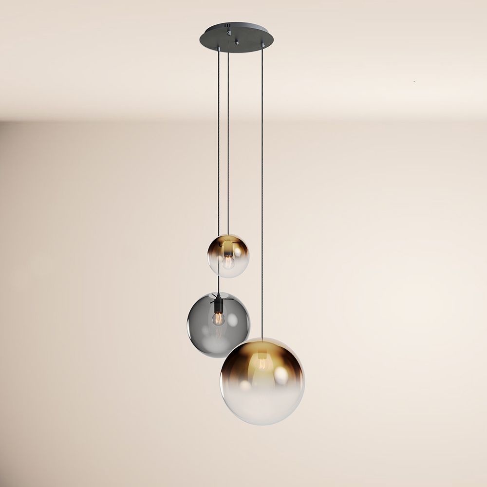 s.luce Orb 3-flammige Galerieleuchte Modular