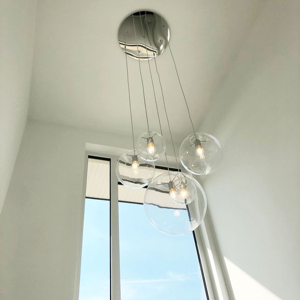 s.luce Orb 5-flammige Galerielampe Modular