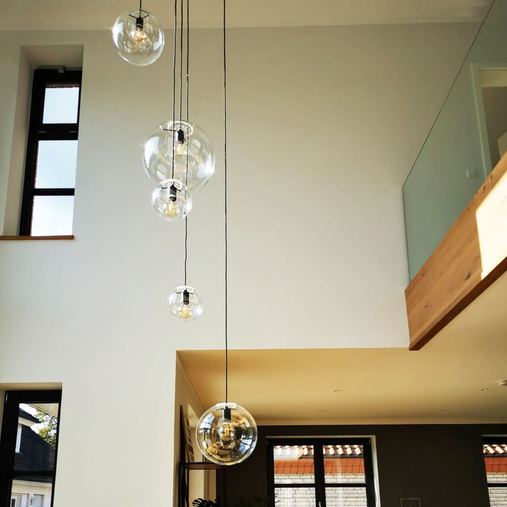 s.luce Candeeiro de galeria modular Orb de 5 luzes