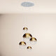 s.luce Orb Lampe de galerie à 5 flammes Modular