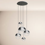 s.luce Orb 5-flammige Galerielampe Modular
