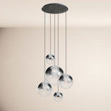s.luce Orb 5-flammige Galerielampe Modular