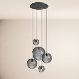 s.luce Orb 5-flammige Galerielampe Modular