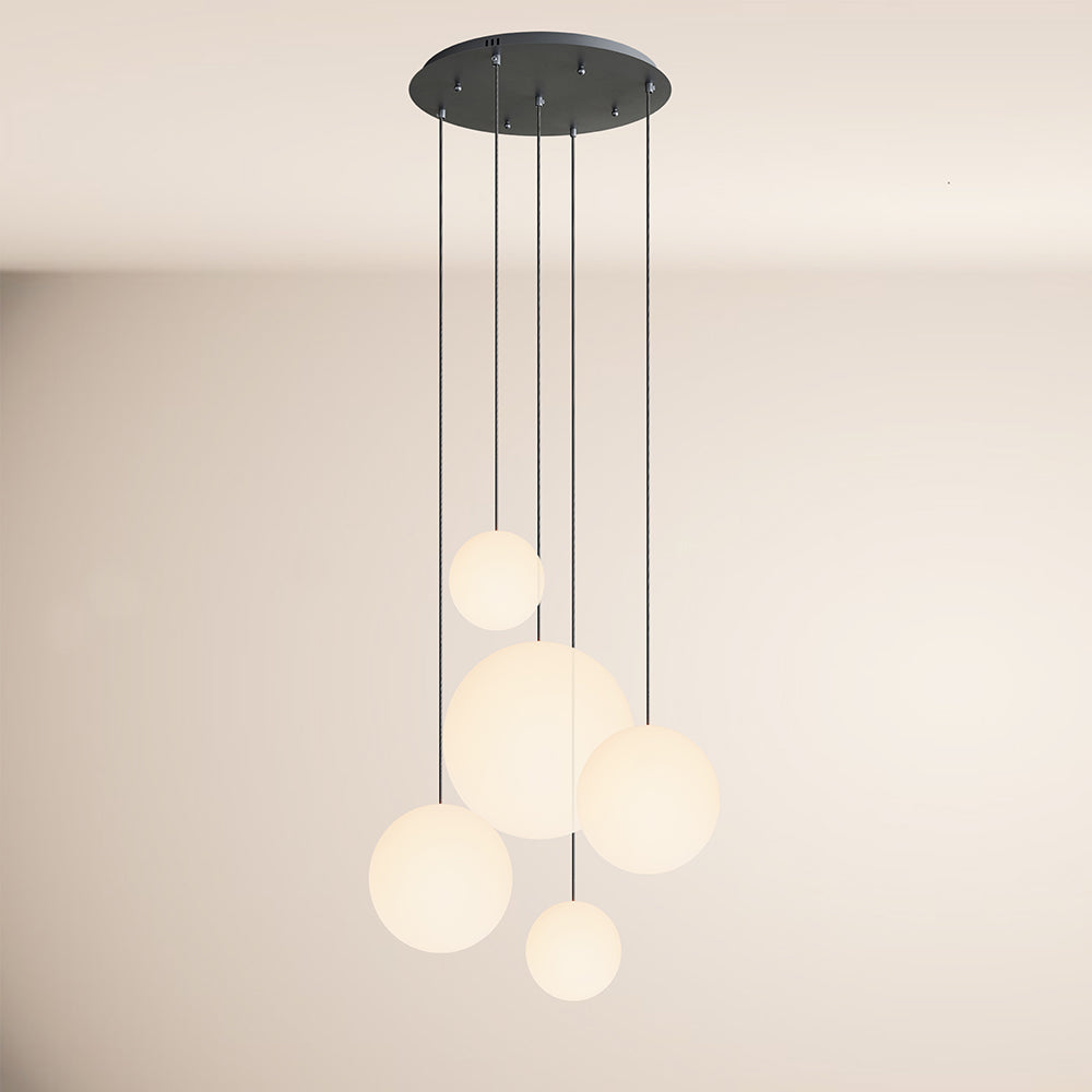 s.luce Candeeiro de galeria modular Orb de 5 luzes