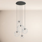 s.luce Candeeiro de galeria modular Orb de 5 luzes