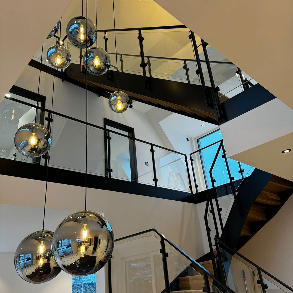 s.luce Orb 5-flammige Galerielampe Modular